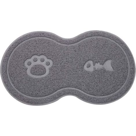 Tapis d'alimentation en silicone pour animaux, Tapis pour Gamelles de Chien Tapis d'alimentation PVC antidérapant imperméable (1/4)