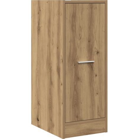 Armario boticario multifuncional 30 x 41 x 77,5 cm diseño vintage almacenamiento en madera de roble de ingeniería hecho a mano 020050609 (1/5)