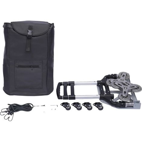 Chariot empilable, design pliable, hauteur réglable (1/5)