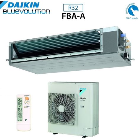 daikin bluevolution air conditioner ducted air conditioner medium head 36000 btu fba100a + azas100my1 three phase r-32 wi-fi optional infrared control brc4c65