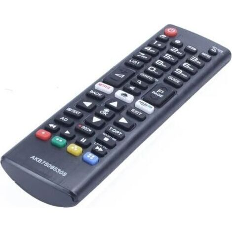Télécommande TV - LG - AKB75095308 - Compatible 55UJ630V 65UJ630V 43UJ630V - Noir - Simple