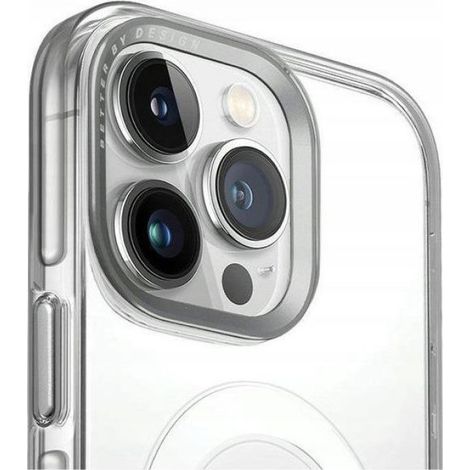 Coque arrière - - iPhone 15 Pro Max - Transparente - Polycarbonate - Magclick (charge magnétique)
