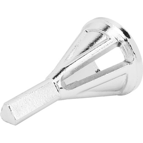 Outil d'ébavurage pour chanfreinage externe, outil pour acier à filière triangulaire argenté (1/5)