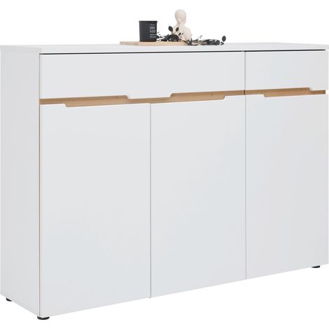 Mömax Sideboard Dallas Weiß/Eiche Artisan (1/5)