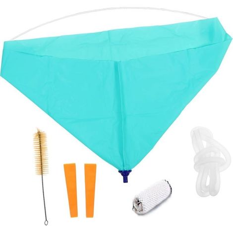 1 Ensemble Outil Poussière Lavage Propre Protecteur Service Sac Protecteur Capot De Nettoyage Drain Sac Climatisation Couverture Climatiseur Nettoyant Raccrocher Suite (1/5)