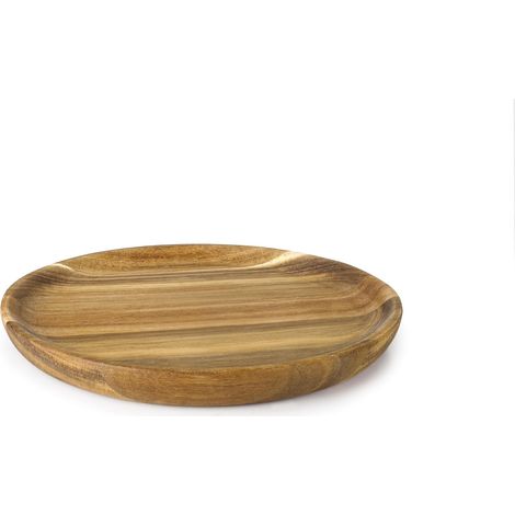 IBILI - Piatto in legno di acacia con rivestimento ad olio 22 cm (1/2)