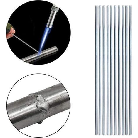 2,0 mm Aluminium-Schweißdraht – 10 Stück à 50 cm – Pulverfreies Niedertemperaturschweißen – Korrosionsbeständig (1/5)
