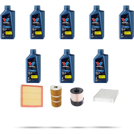 Kit tagliando 4 FILTRI e 8L OLIO compatibile con Nissan NV300 (X82) 1.6 DCI 107KW Dal 2016 (1/5)