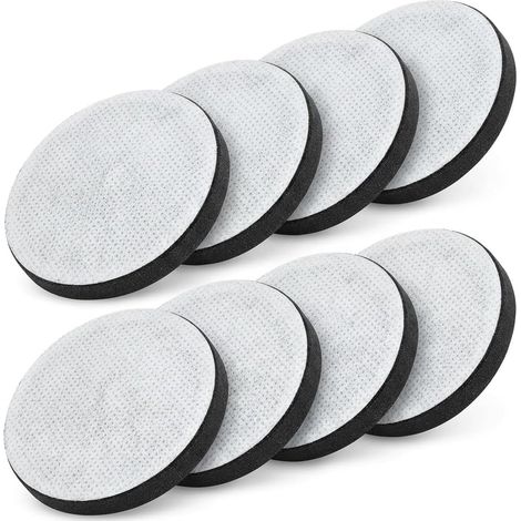 Filtres à Eau de Rechange Lot de 8 Compatible avec MicroDisc, Filtres Charbon Actif pour Bouteilles et Carafes Filtrantes, Réduction du Chlore, Microparticules et Impuretés, Format Disque (1/5)