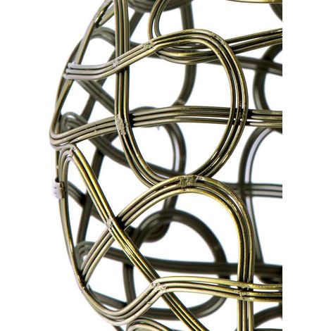 Aplique KRIPTON 1xG9 An.19xAl.10xD.10cm Cuero (1/3)