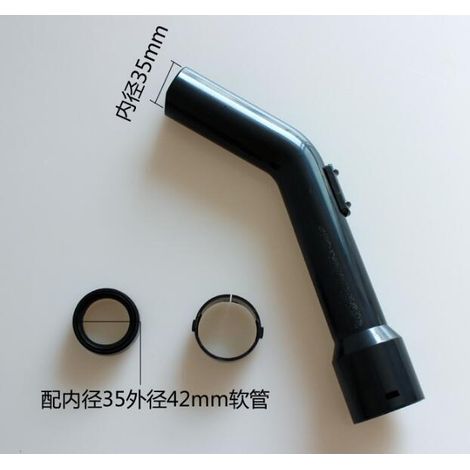 Japanische Ausführung Staubsaugerzubehör Handschlauch Winkelstück Schlauchgriff Schlauchverbinder Japanische Ausführung Innendurchmesser 35 mm (1/5)