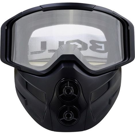 Le masque de paintball antibuée, la protection intégrale pour pistolet à air comprimé et les lunettes sont amovibles et réglables. (1/5)