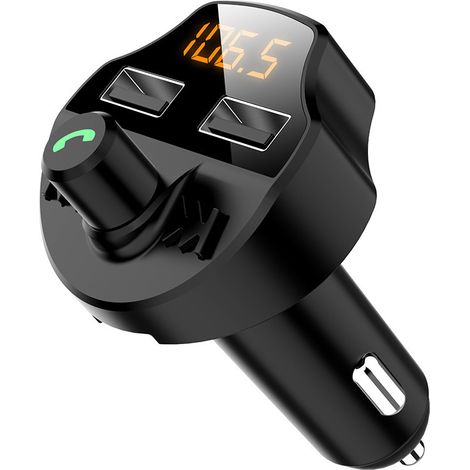 Autoradio MP3 Bluetooth T66 avec lecteur de carte, lecteur de clé USB, double port USB de chargement et émetteur FM mains libres Bluetooth – Pack standard officiel (1/3)