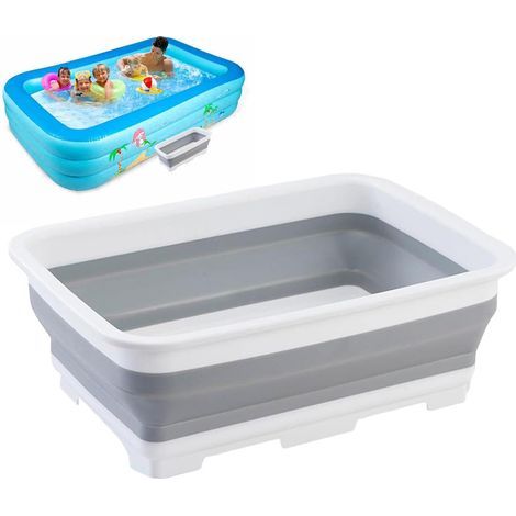 Bac A Pied Piscine,Bac Pédiluve D'entrée Pour Piscine Et Spa, Accessoire Indispensable Pour Bassin De Natation, Jardin, Arrière-cour, Pelouse, Plage, Pêche Au Lac Et Étang Extérieur. (1/5)
