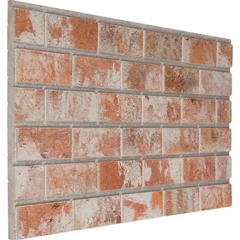 Panneaux Muraux, Mousse EPS, Design Durable et Léger, Orange (1/2)