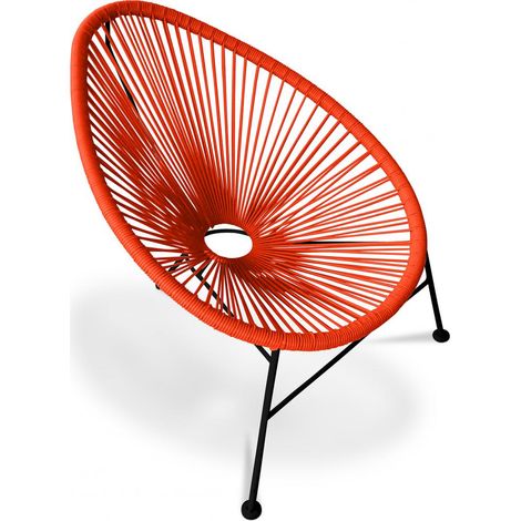 Stuhl für den Außenbereich - Gartenstuhl - Acapulco Orange