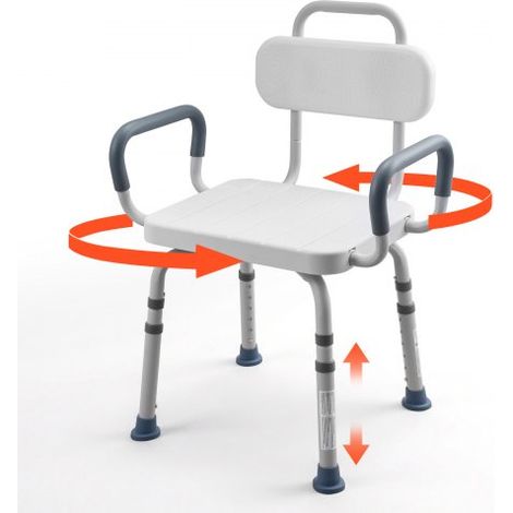 Chaise de Baignoire Pivotante à 360° Banc de Transfert Baignoire (1/5)