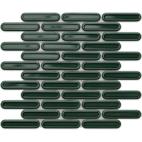 Ilcom mosaico in ceramica su rete per bagno e cucina 30cm x 30.5cm - Savoiardi