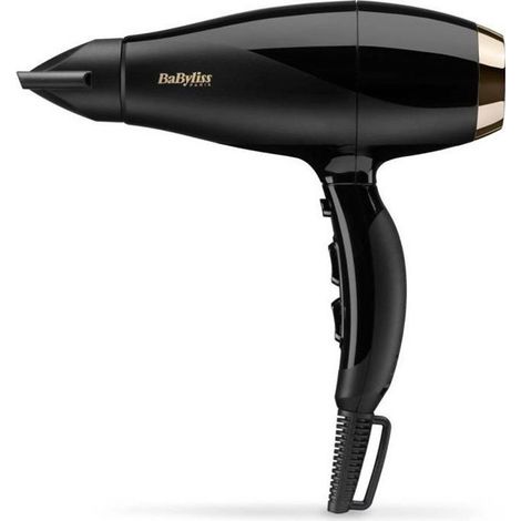 BABYLISS 6714E - Seche-cheveux Super Pro 2300W - 3 temperatures/2 vitesses - 120 km/h de vitesse dair - Bouton air froid (1/4)