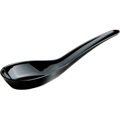 50 Cuillères Bouchées Chinoise 1,7 cl de 120 x 38 x Ht. 32 mm 100% Biosourcé, Fabrication Française - Noir - D-Work (1/4)