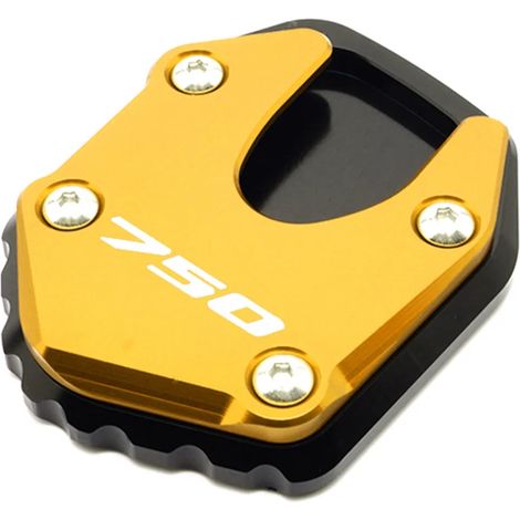 (Or) Compatible avec HONDA Forza 750 Forza750 2020 2021 2022 Accessoires moto Béquille latérale CNC, extension et plaque de support maxpower (1/4)