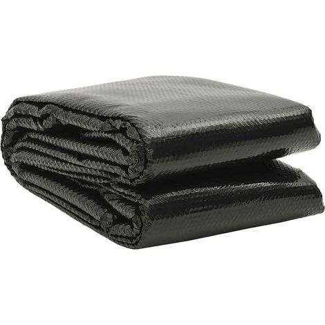Couverture de piscine Noir 549 x 274 cm PE (1/5)