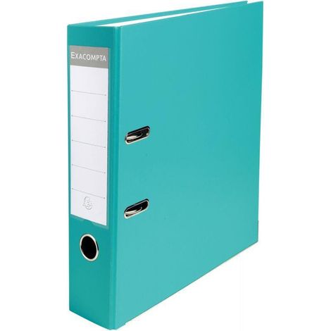 Classeur à levier A4 dos 8 cm vert clair EXACOMPTA (1/3)