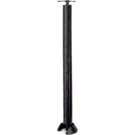 Colonna Passacavi in Tecnoplastica Emuca Hexa Nero (1/5)