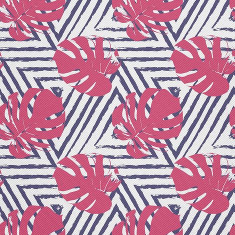 Tela Oxford decorativa para exteriores - Motivo de hoja de Monstera I DX124 (1/5)