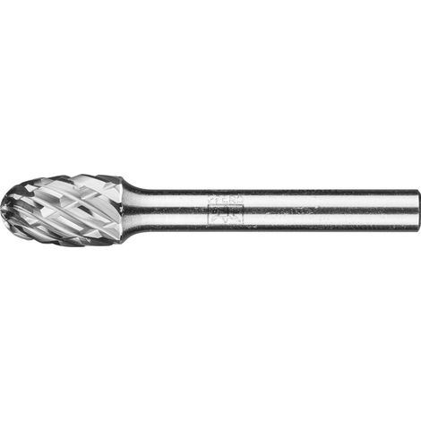 PFERD TOOLS Hartmetall Hochleistungsfrässtift STEEL Tropfen TRE Ø 10x16 mm Schaft-Ø 6 mm für Stahl