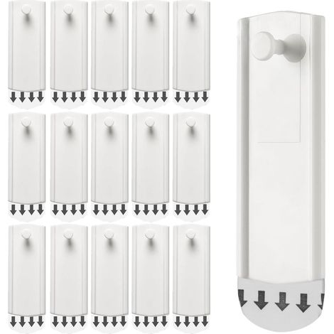 Accroches tableau - Sans percer - Autocollants - Forte charge - Lot de 16 (1/5)