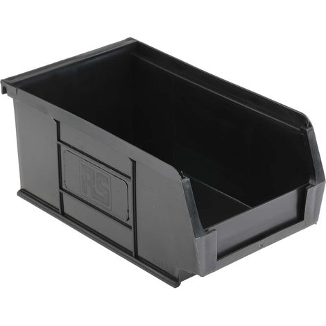 Bac ESD Conducteur Plastique, longueur 165mm x Largeur 100mm x Hauteur 75mm, Antistatique ( Prix pour Paquet de 5 )