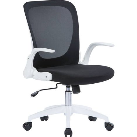 Silla con Ruedas - Sillón de Oficina Blanco