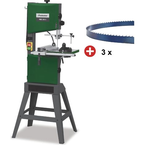 Pack scie à ruban verticale bois HBS261-2 avec 4 lames de scie Holzstar PACK HBS261-2 (1/3)