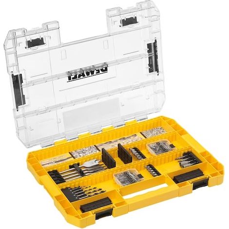 Dewalt – Ensemble d'outils 80 unités – Forets à métaux pour perceuse – DT70767QZ – Pour béton armé et bois dur – Coffret de rangement inclus