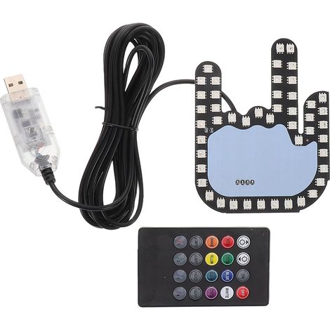 Mikinona Lampe LED Lumière Interactive Pvc avec Télécommande (1/5)