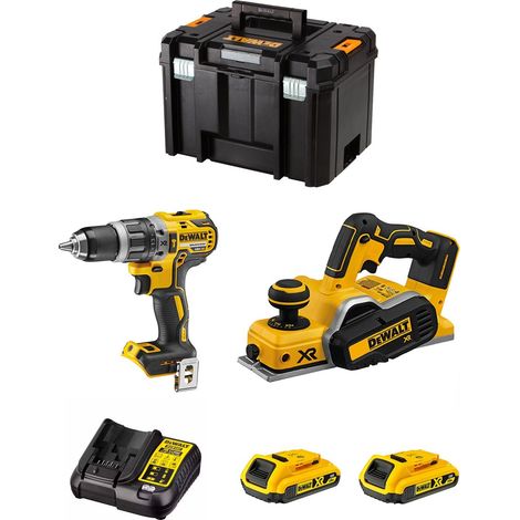 DeWALT Kit DWK207 (DCD796 + DCP580 + 2 x 2,0 Ah + DCB107 + TSTAK VI) (1/5)