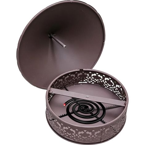 Porte-bobine Diffuseur de parfum rétro anti-moucherons – Brûleur d'encens extérieur Pour intérieur et extérieur, décoration d'intérieur, camping, salon, cuisine, méditation, pêche, jardin (1/5)