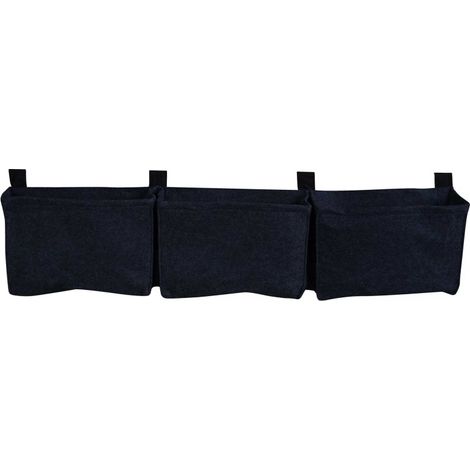 BALCONNIERE NOIRE GEOTEXTILE 3 POCHES (1/3)