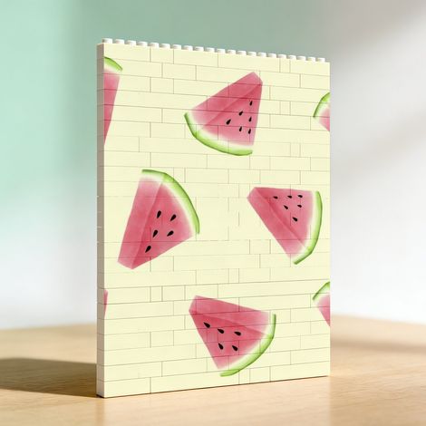 Cadre romantique DIY en blocs de construction, cadeau de la Saint-Valentin (1/5)