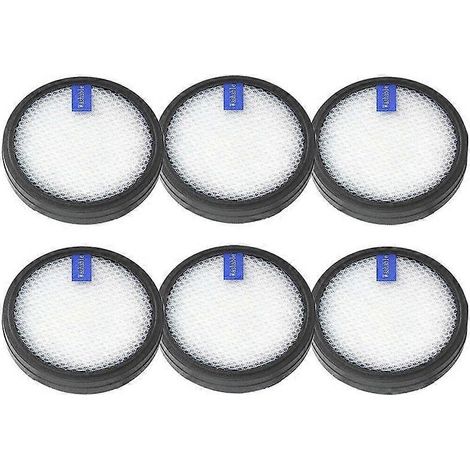 Lot de 6 filtres lavables pour aspirateur PRETTYCARE W200 W300 W400, pièces de rechange pour aspirateur sans fil (1/5)