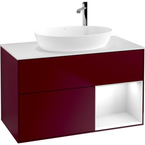 Villeroy & Boch F901GFHB Meuble sous-lavabo Finion F90 (1/2)