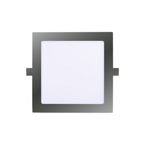 FAB 146981203  Downlight Basalto 12w 65000k Niquel Cuadrado 1080lm 2,5x17x17 Cm Corte 15,5x15,5 Cm (1/3)