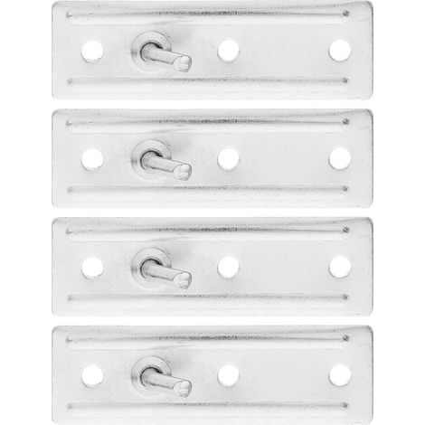 Support invisible en fer pour chauffe, eau électrique, couleur argent (1/5)
