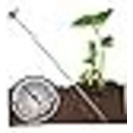 Compost Thermometer, 2 Dials ℃/℉ Soil Thermometer with 20-inch Stainless Steel Probe, Portable Soil Temperature Tester for Gardening, Temperature (1/5)