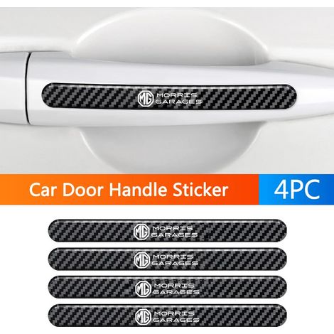 (4 pièces) Autocollants de seuil de porte, poignées et poignées de porte pour voiture, protection anti-rayures, compatibles avec les modèles Morris Garages, MG GT, MG3, MG6, MG5, MG7, GS, Pilot, HS, Z (1/4)