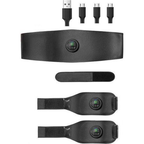 Appareil d'entraînement abdominal, stimulateur musculaire rechargeable USB, 6 modes, électrostimulation musculaire, entraînement de fitness en salle de sport (1/5)