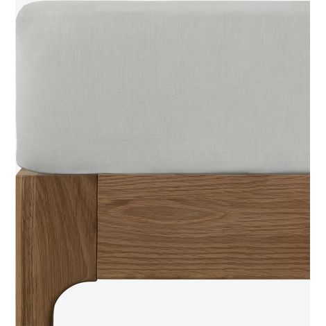 Lenzuolo con angoli in percalle di cotone 180 fili per letto da 90 cm Agassi SKLUM            