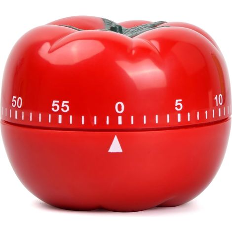 Minuteur de Cuisine, Minuterie de Tomate, Minuteur Cuisine Rigolo, Minuterie de 60 Minutes Numérique pour la Cuisine, Pâtisserie, Apprendre, Jouer (1/5)