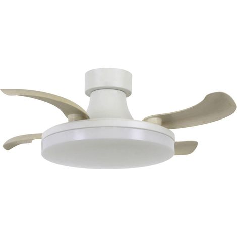 Retractable DC Ceiling Fan Fanaway Orbit White